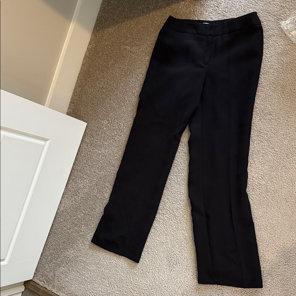 Jones New York Classic Black Straight Leg Trousers